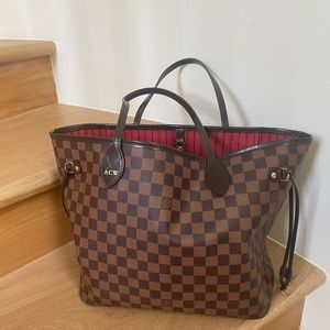 louis vuitton damier ebene neverfull mm
